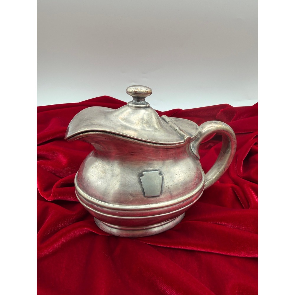 Reed & Barton PRR Pennsylvania Railroad Silver Soldered Creamer Pitcher 11oz